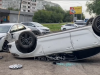 В Кемерове водитель устроил погоню и попал в ДТП