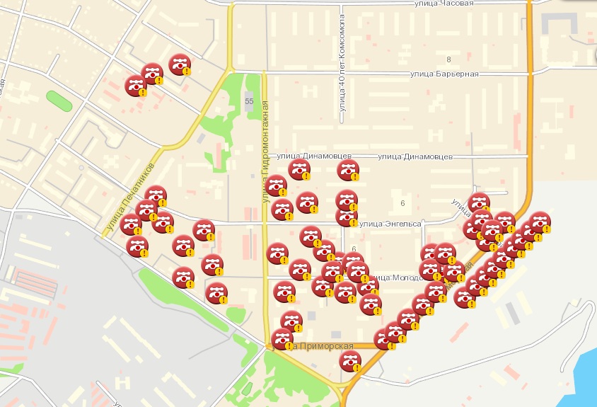 Карта отключений новосибирск