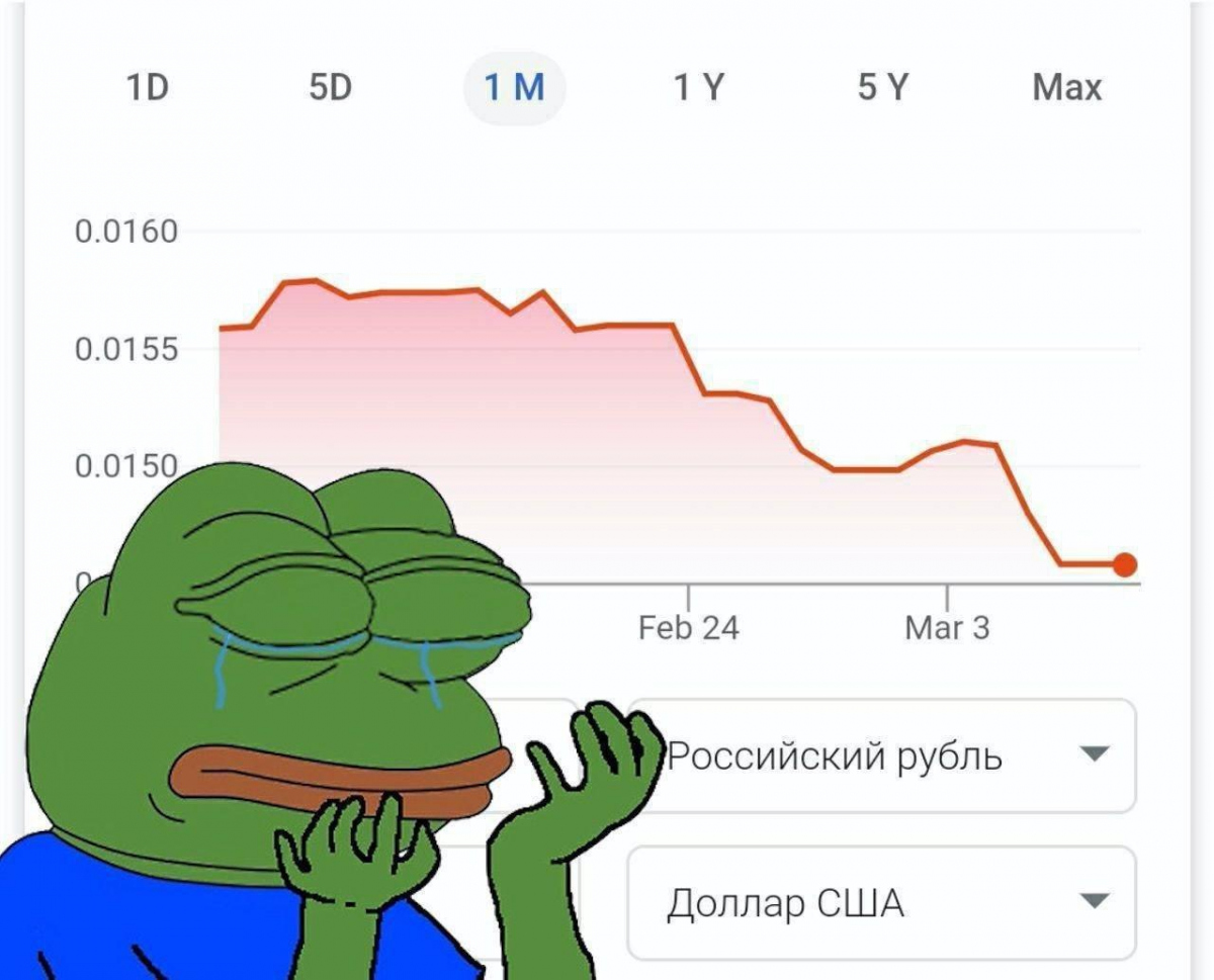 Задумчивая лягушка
