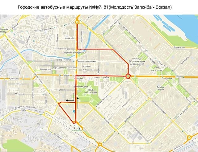 62 маршрут карта