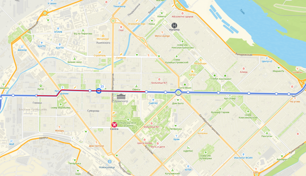 То густо, то пусто: новокузнечане недовольны остановками в центре города